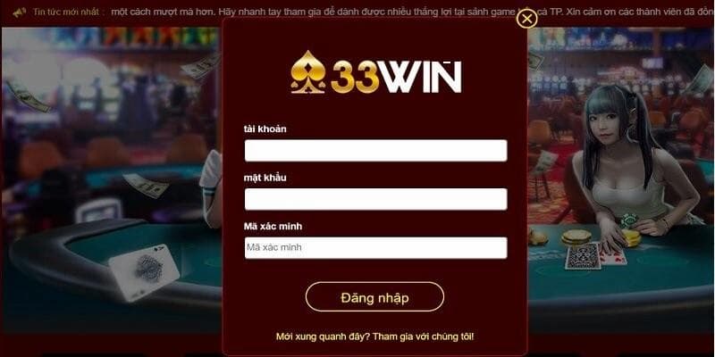 Quy trình nạp tiền tại hệ thống 33Win