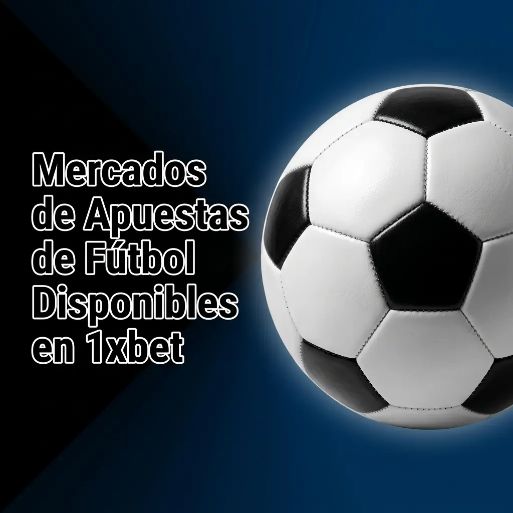 Mercados de apuestas de fútbol en 1xbet: 1X2, Over/Under, BTTS, hándicap y marcador exacto