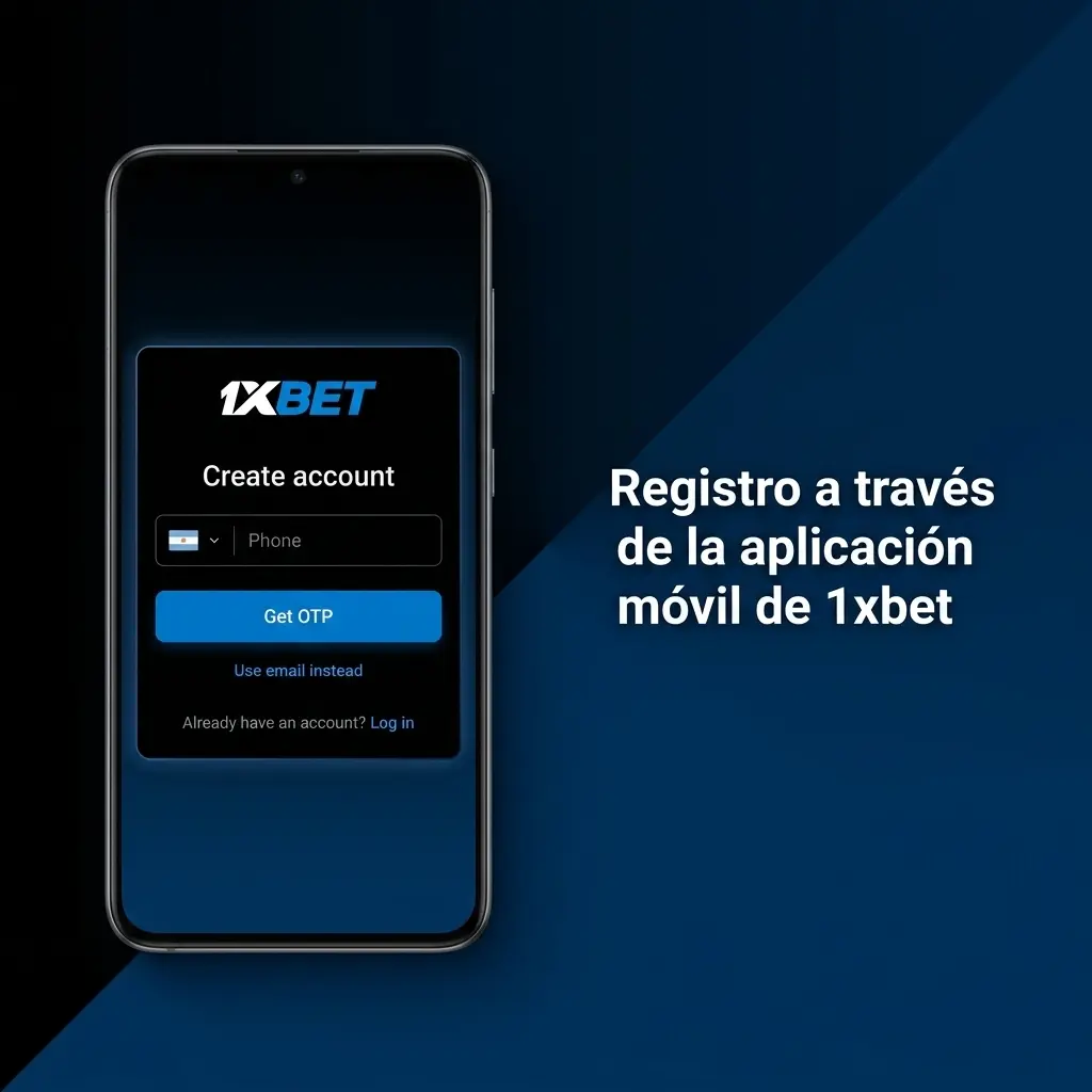 Registro en la app móvil de 1xbet: pasos para crear cuenta en Android e iOS desde Argentina